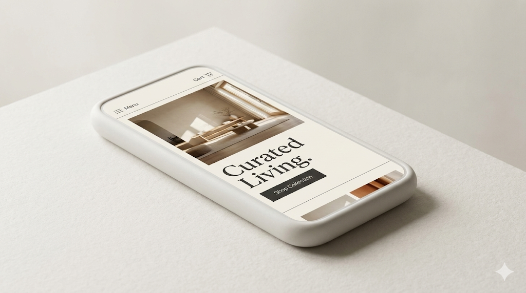 Gemini 3 Pro result showing polished but generic mobile mockup
