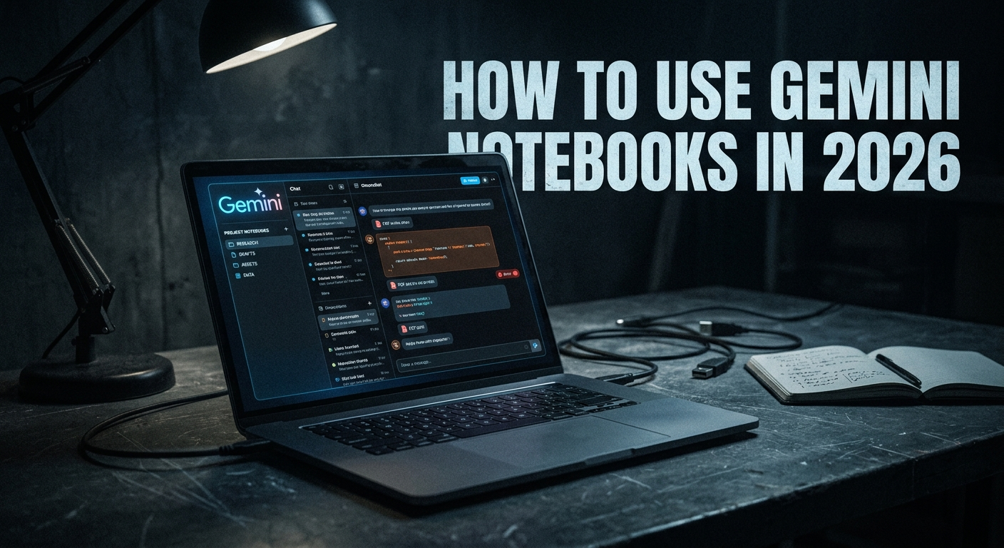 How to Use Gemini Notebooks in 2026