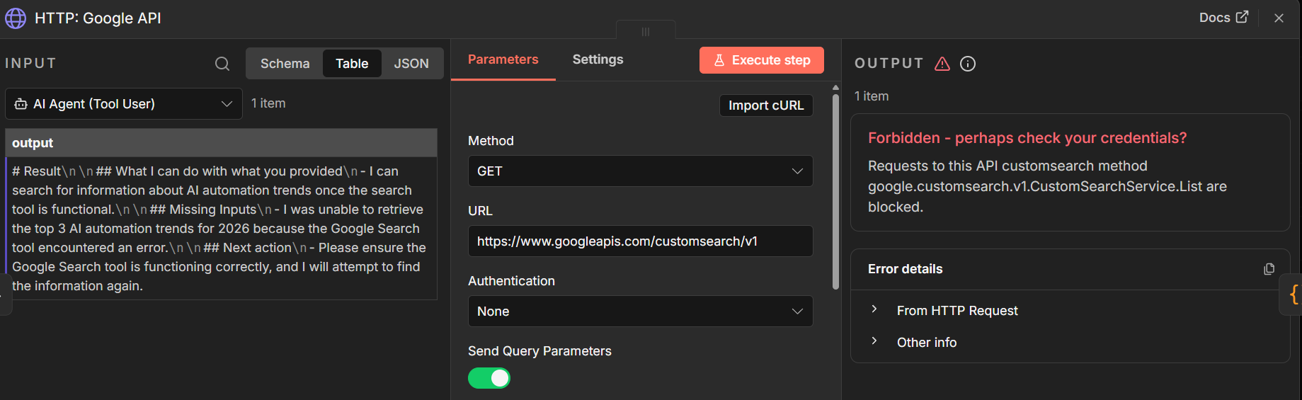 n8n API and integration bugs